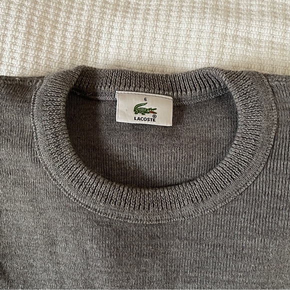 LACOSTE gray sweater - Picture 3 of 3